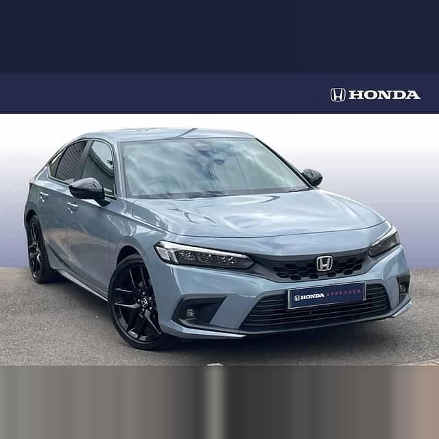 Grey Used 2023 Honda Civic Hybrid Hatchback | £26,495 (Fair price) - Image 1/4