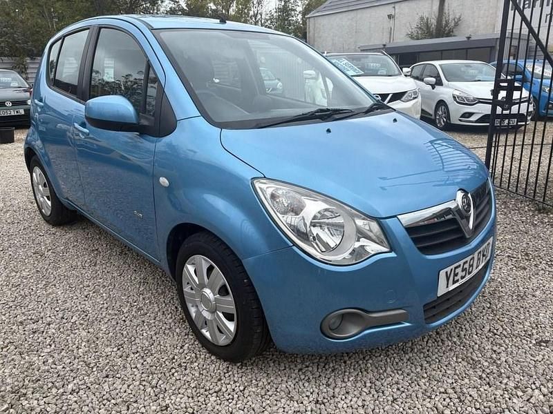 Used Vauxhall Agila Club 75 HP (55 kW) 2008 Blue MPV