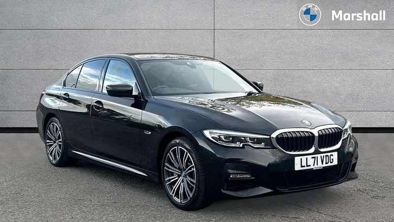 Black Used 2021 BMW 330e M Sport Sedan | £22,685 (Fair price) - Image 1/4