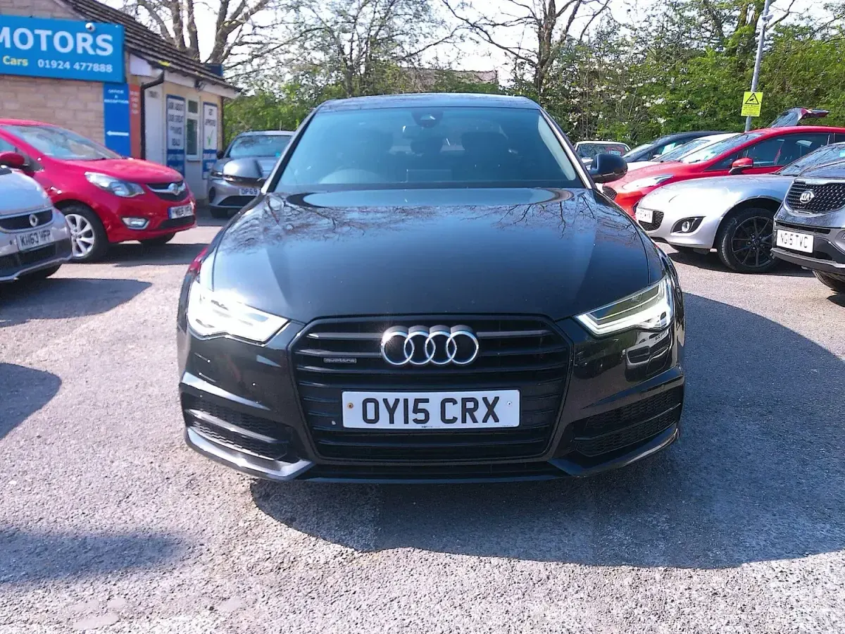 Usado Audi A6 Black Edition 320 CV (235 kW) 2015 Negro Berlina