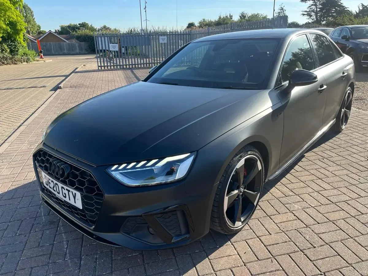 Used Audi A4 Black Edition 150 HP (110 kW) 2020 Black Sedan
