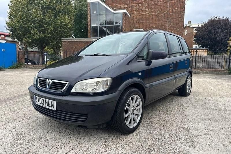 Blue Used 2003 Vauxhall Zafira Club MPV | £1,499 (Fair price) - Image 1/1