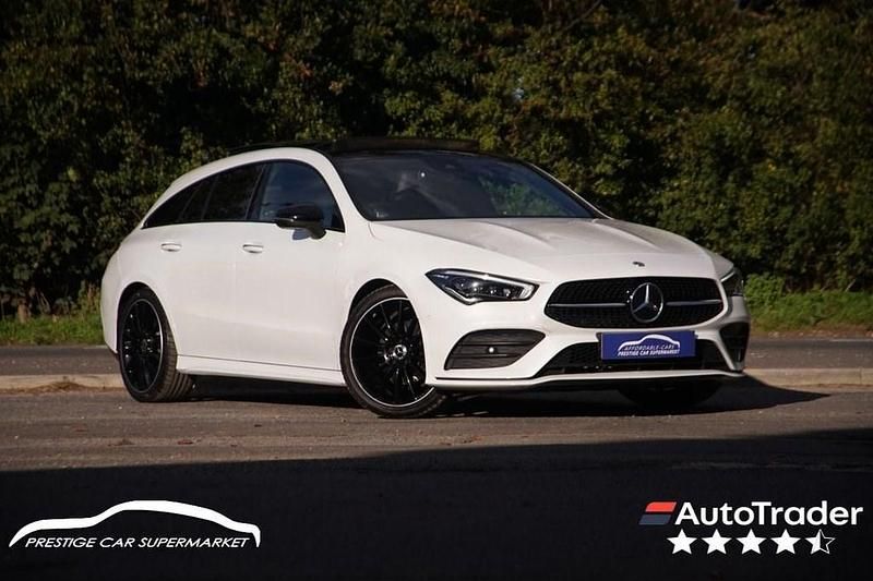 White Used 2022 Mercedes CLA180 Shooting Brake AMG line Estate | £23,799 (Fair price) - Image 1/4