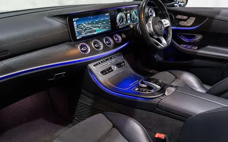 Used Mercedes E400 AMG line 340 HP (250 kW) 2019 Black Cabriolet