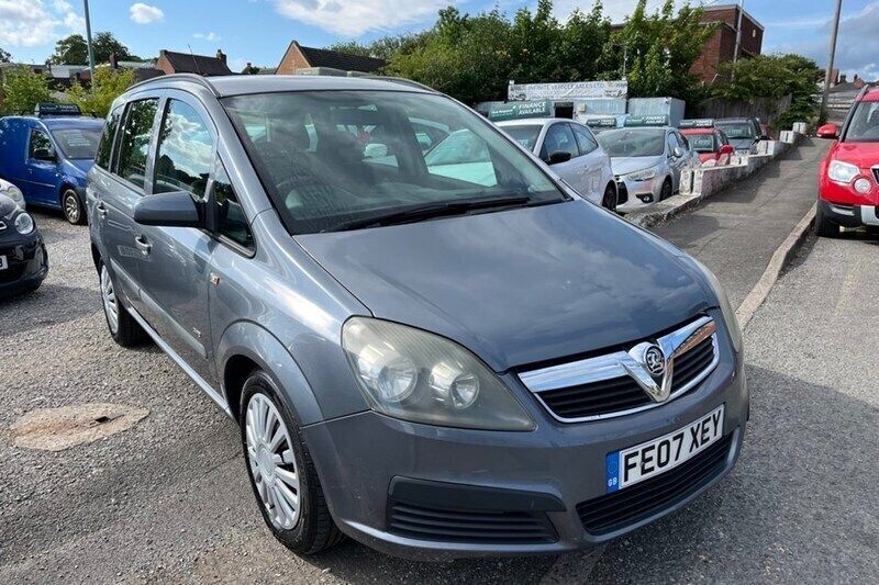 Grey Used 2007 Vauxhall Zafira MPV | £1,495 (Good price) - Image 1/1