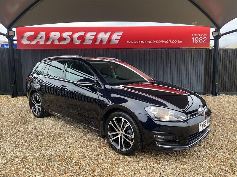 Black Used 2015 VW Golf VII GT Estate | £9,699 (Fair price) - Image 1/4