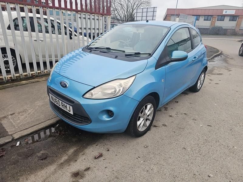 Used Ford Ka 69 HP (50 kW) 2010 Blue Hatchback