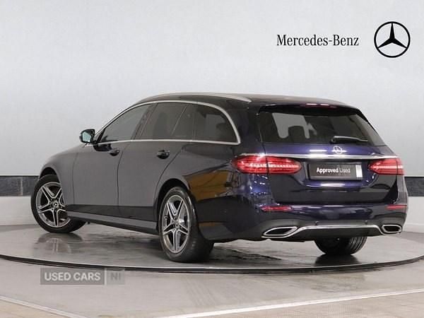 Used Mercedes E200 AMG line 200 HP (147 kW) 2022 Blue Estate