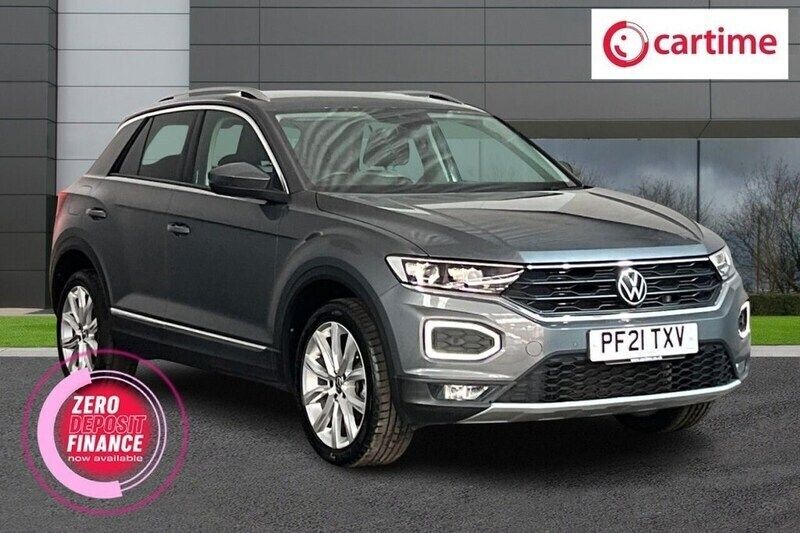 Grey Used 2021 VW T-Roc SEL SUV | £20,250 (Good price) - Image 1/4