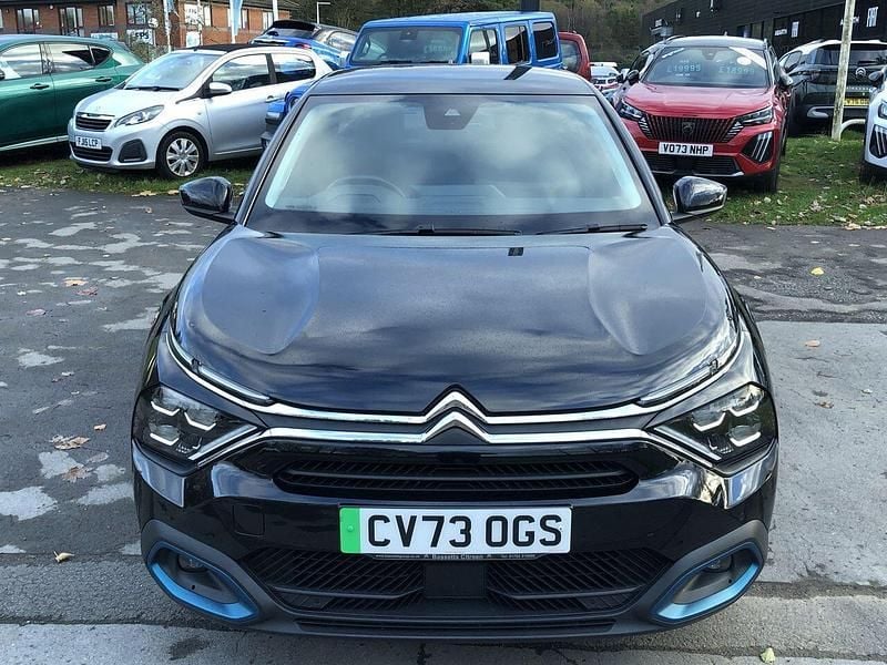 Black Used 2023 Citroën e-C4 Shine Sedan | £14,295 (Fair price) - Image 1/4