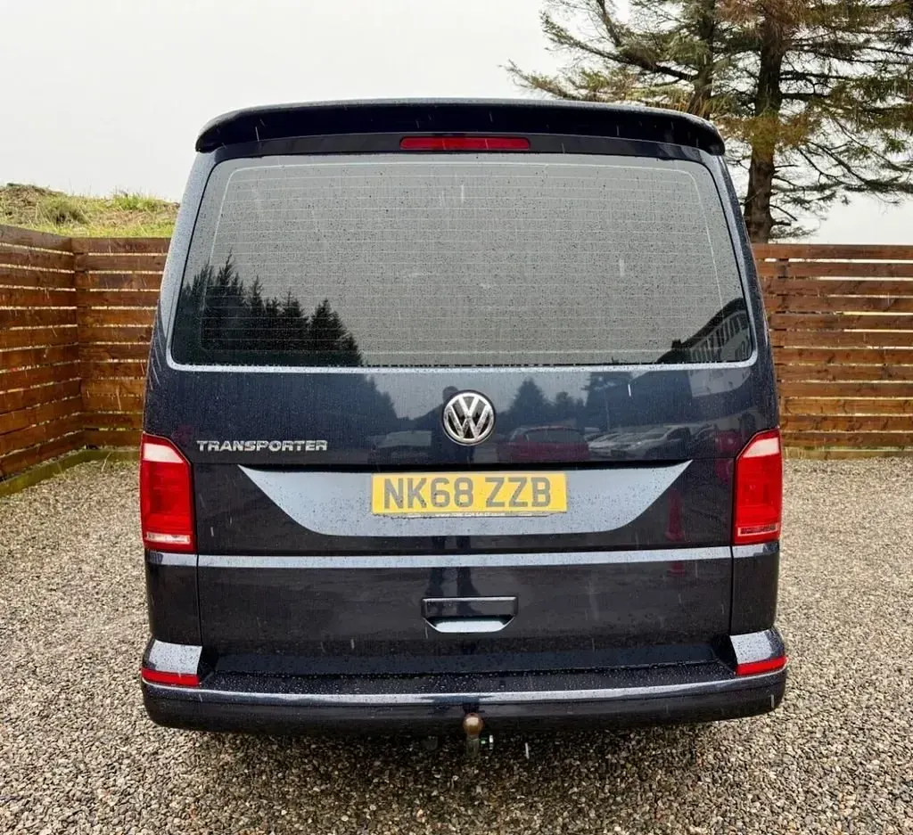 Begagnad VW Transporter Highline 2018 Blå Van