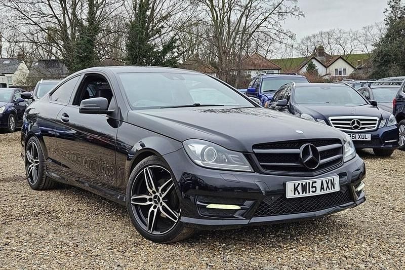 Used Mercedes C220 Sport Edition 170 HP (125 kW) 2015 Black Coupe