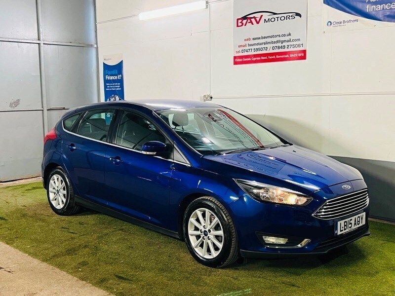 Blue Used 2015 Ford Focus Titanium Hatchback | £3,999 (Expensive) - Image 1/4
