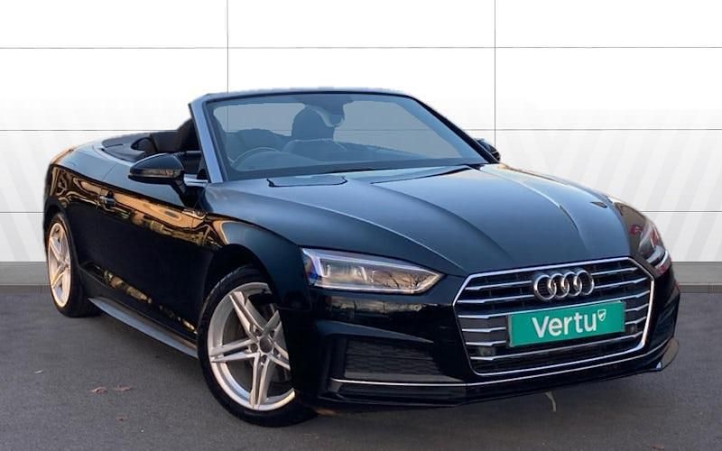 Black Used 2018 Audi A5 Cabriolet S-Line Cabriolet | £16,000 (Fair price) - Image 1/4
