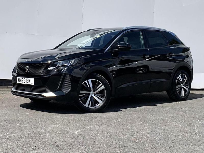 Black Used 2023 Peugeot 3008 Active+ SUV | £17,795 (Fair price) - Image 1/4