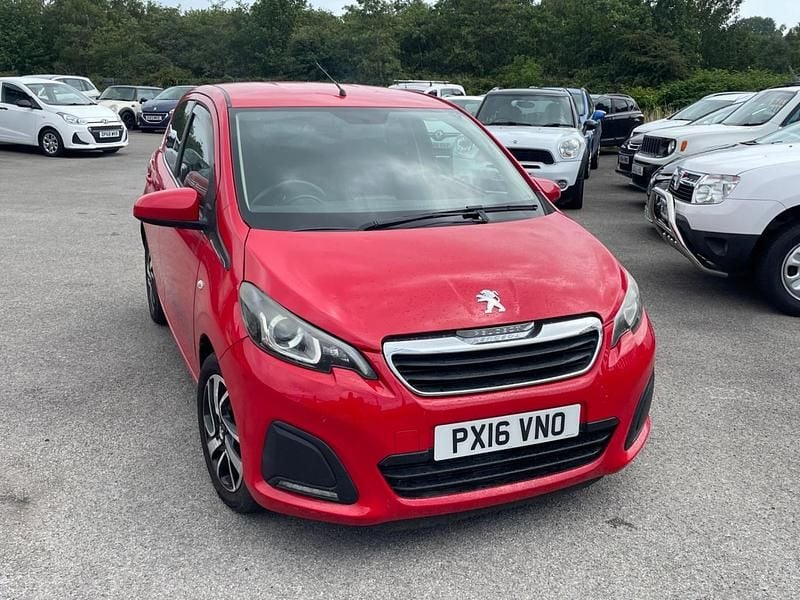 Red Used 2016 Peugeot 108 Allure Hatchback | £2,000 - Image 1/4