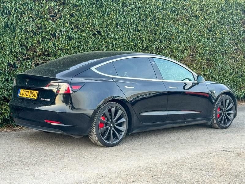 Used Tesla Model 3 Performance 461 kW (627 HP) 2020 Black Sedan