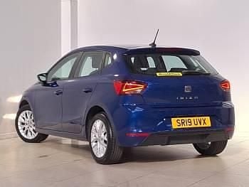 Used Seat Ibiza SE Technology 80 HP (58 kW) 2019 Blue Hatchback