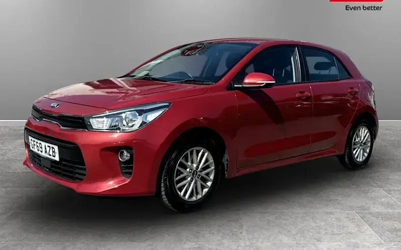 Used Kia Rio 101 HP (74 kW) 2019 Red Hatchback