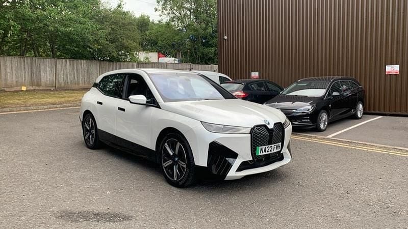 White Used 2022 BMW iX M Sport SUV | £33,290 (Good price) - Image 1/4