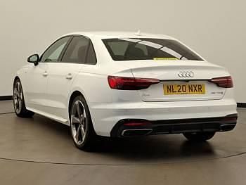 Used Audi A4 Black Edition 150 HP (110 kW) 2020 White Sedan
