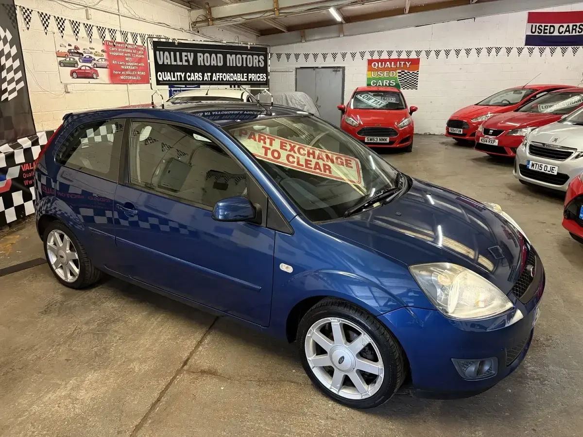 Used Ford Fiesta Zetec 2008 Blue Hatchback