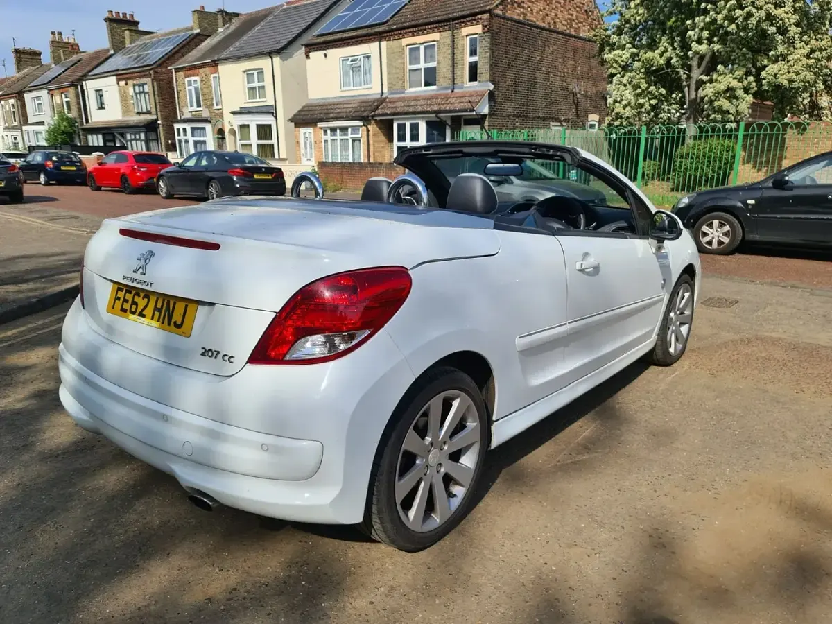 Used Peugeot 207 Roland Garros 2012 White Cabriolet