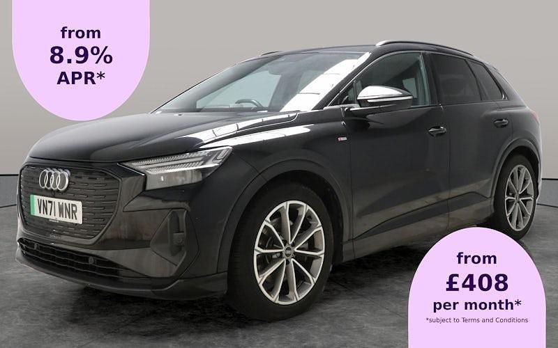 Black Used 2022 Audi Q4 e-tron Comfort SUV | £27,990 (Good price) - Image 1/2