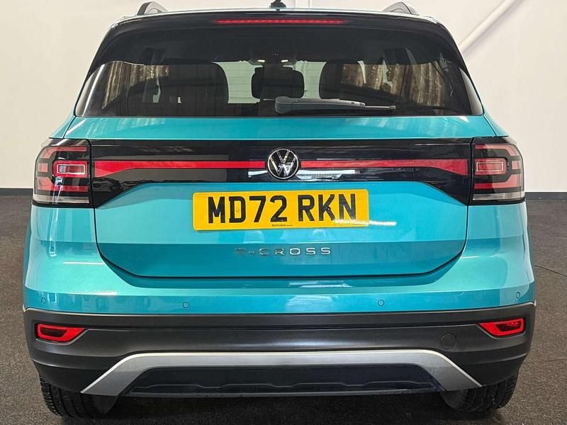 Used VW T-Cross Black Edition 110 HP (80 kW) 2022 Turquoise SUV