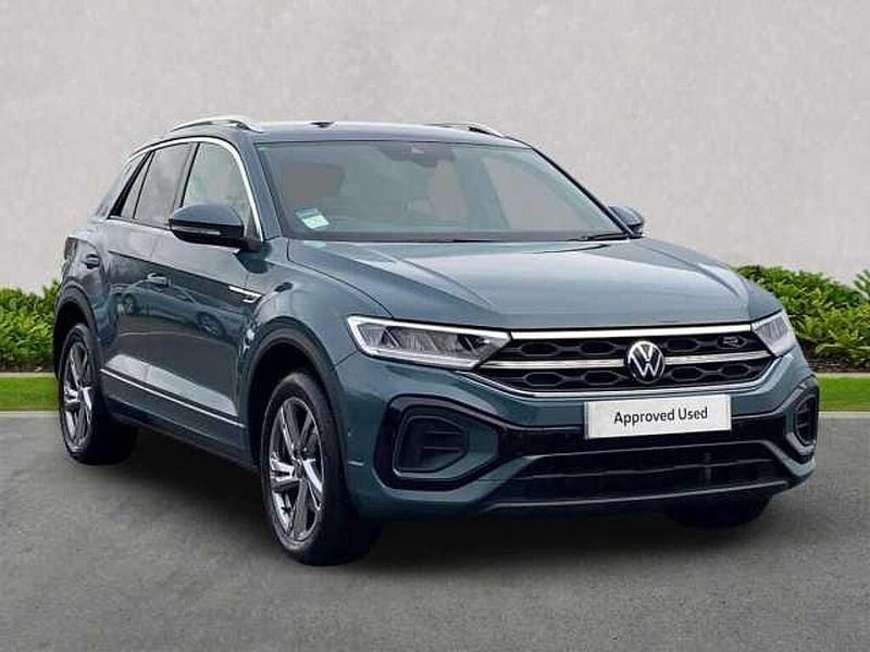 Blue Used 2022 VW T-Roc R-line SUV | £23,799 (Fair price) - Image 1/4
