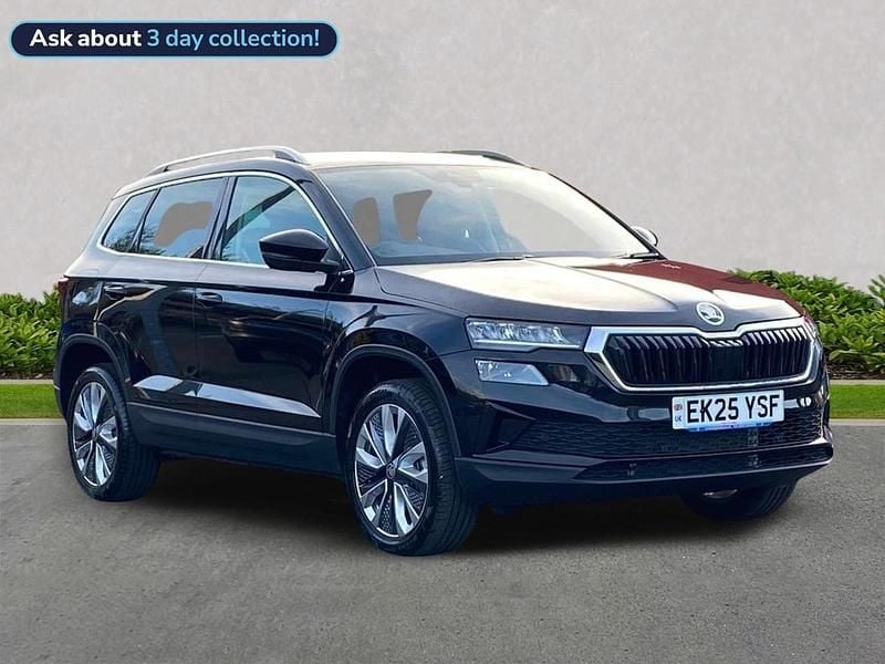 Black magic pearl effect New 2025 Skoda Karoq SE L SUV | £25,934 (A bit pricey) - Image 1/4