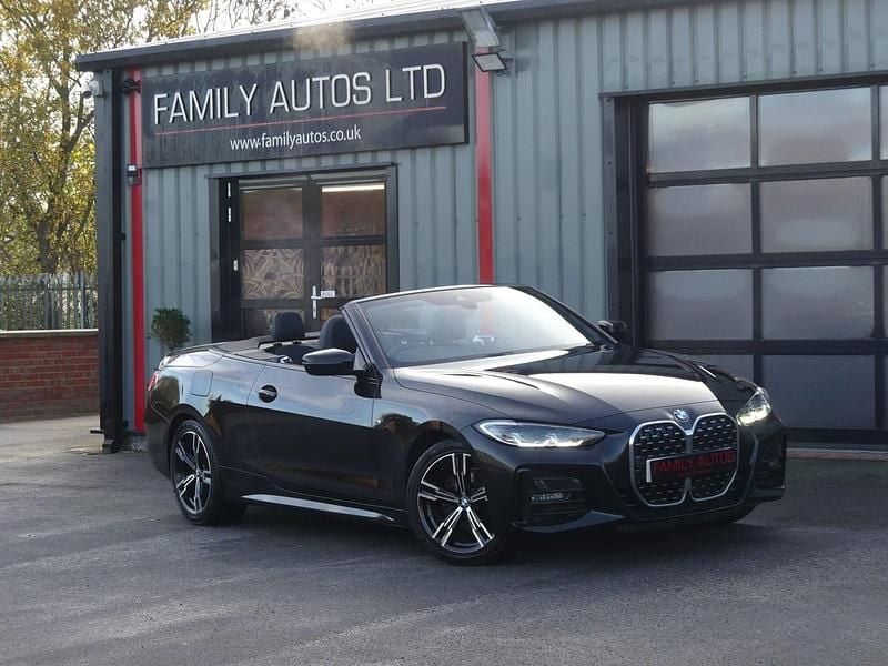 Black Used 2022 BMW 420 M Sport Cabriolet | £26,750 (Fair price) - Image 1/4