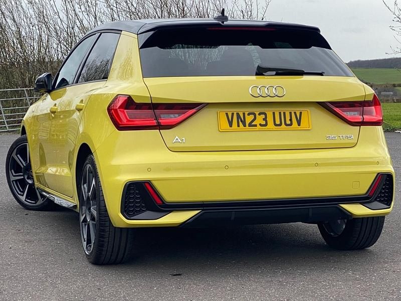 Used Audi A1 Black Edition 2023 Python yellow SUV