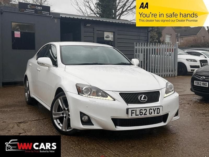 White Used 2012 Lexus IS250 Sedan | £8,995 (Fair price) - Image 1/4