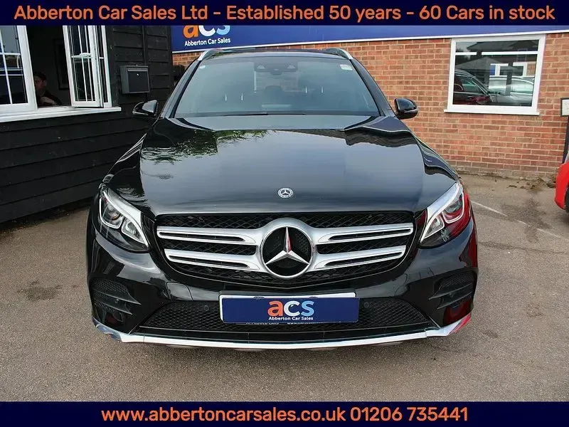 Used Mercedes GLC220 AMG Line Premium 170 HP (125 kW) 2018 Black SUV