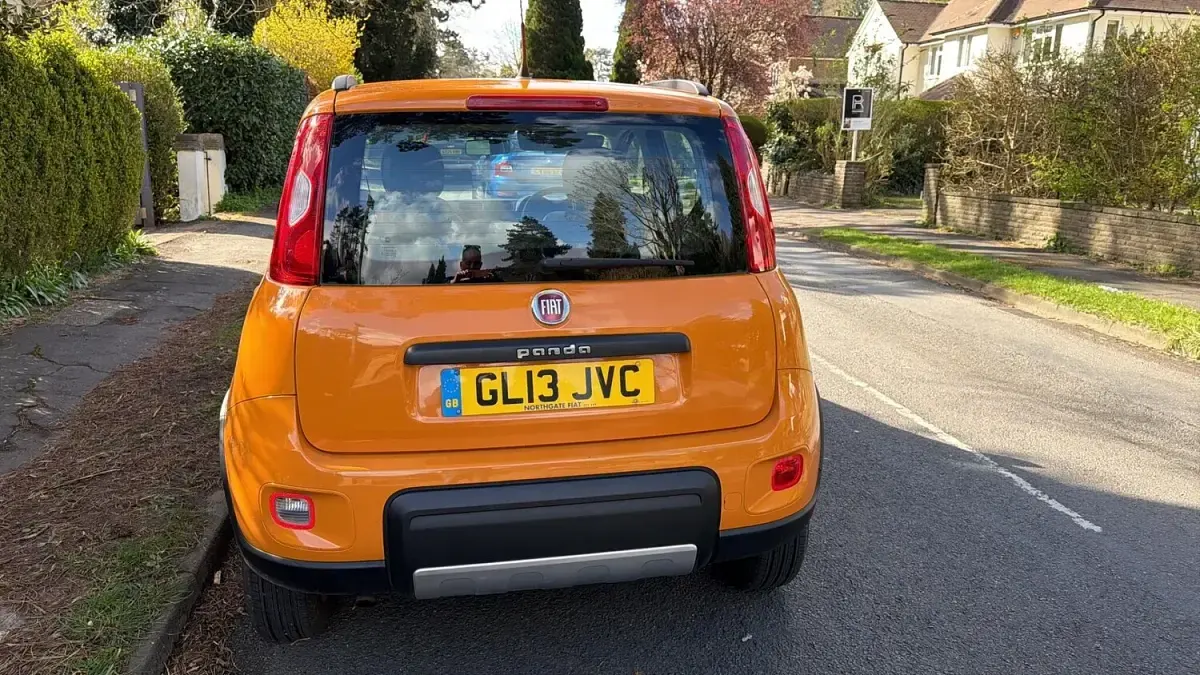 Used Fiat Panda 4x4 85 HP (62 kW) 2013 Orange Hatchback