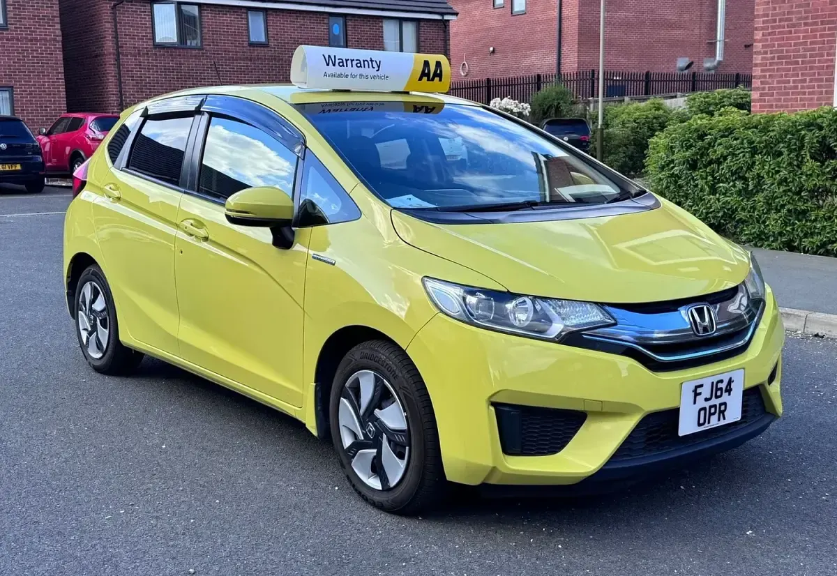 Used Honda Jazz Hybrid 2014 Yellow Hatchback