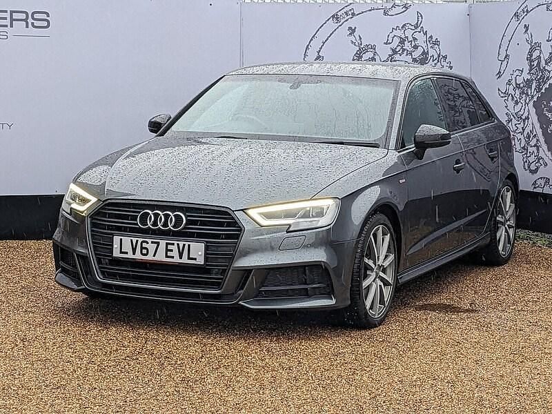 Used Audi A3 Black Edition 190 HP (139 kW) 2017 Grey Hatchback