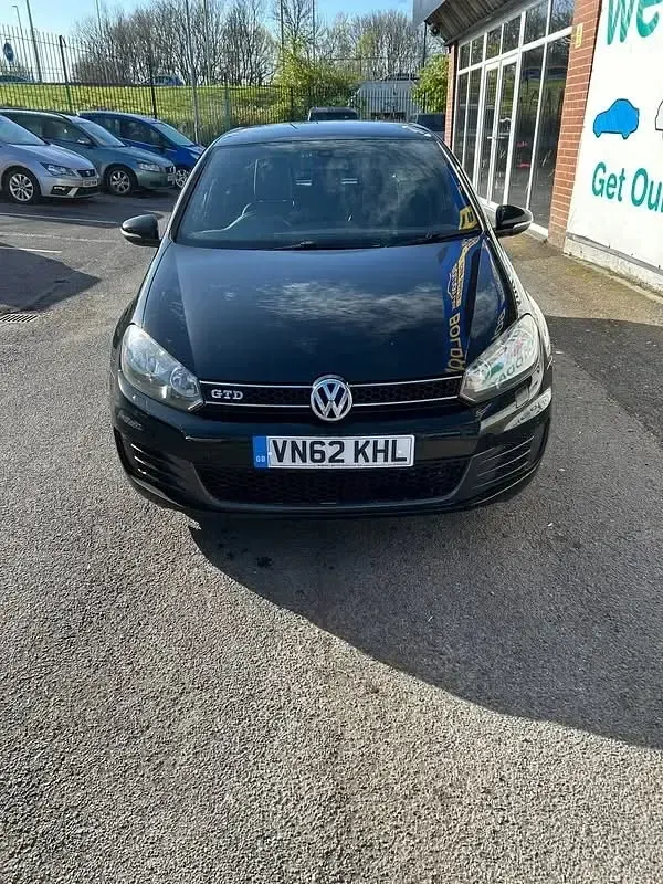 Used VW Golf VII GTD 170 HP (125 kW) 2012 Black Hatchback