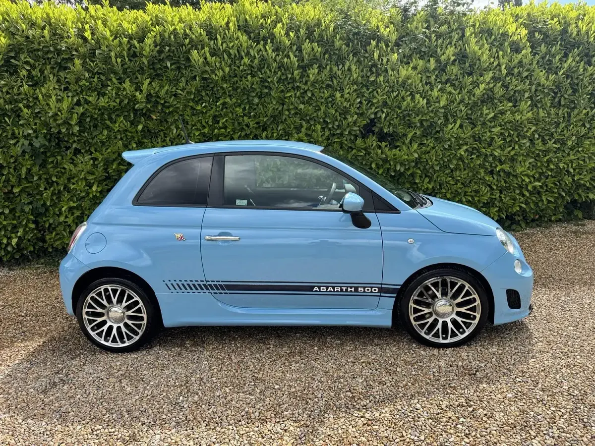 Used Abarth 500 135 HP (99 kW) 2014 Blue Hatchback