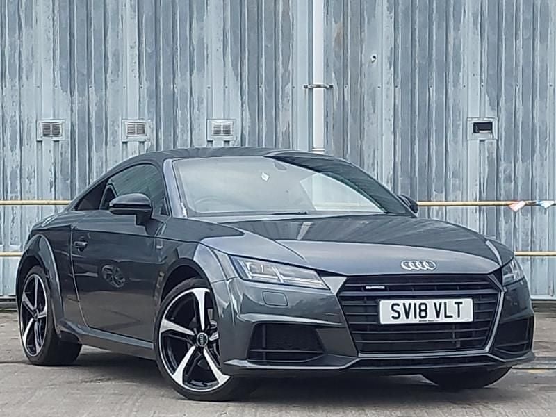 Used Audi TT Black Edition 184 HP (135 kW) 2018 Grey Coupe