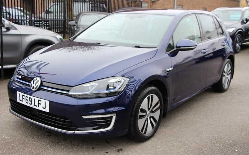 Used VW e-Golf 99 kW (135 HP) 2019 Blue Hatchback