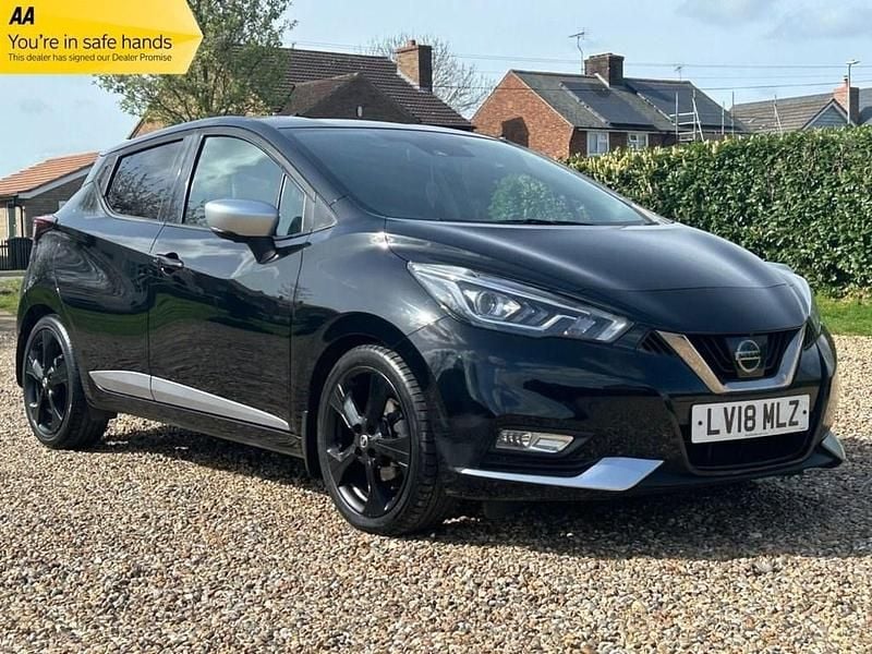 Used Nissan Micra S 90 HP (66 kW) 2018 Black Hatchback