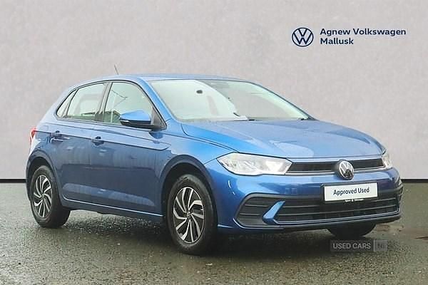 Used VW Polo Life 95 HP (69 kW) 2022 Blue Hatchback