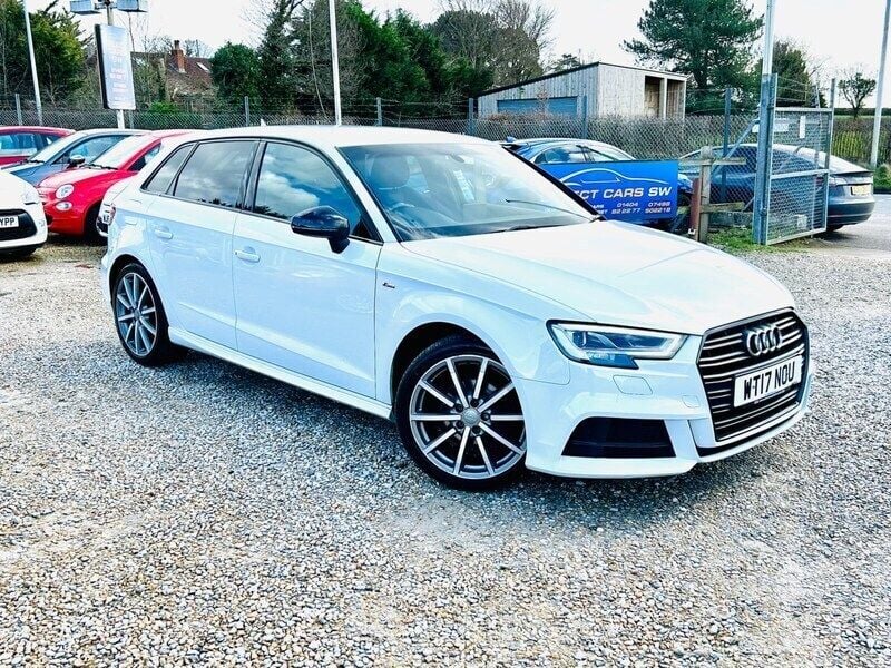 White Used 2017 Audi A3 Sportback Black Edition Hatchback | £9,995 (Fair price) - Image 1/4