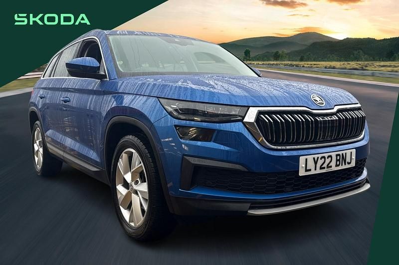 Used Skoda Kodiaq SE L 147 HP (108 kW) 2022 Blue SUV