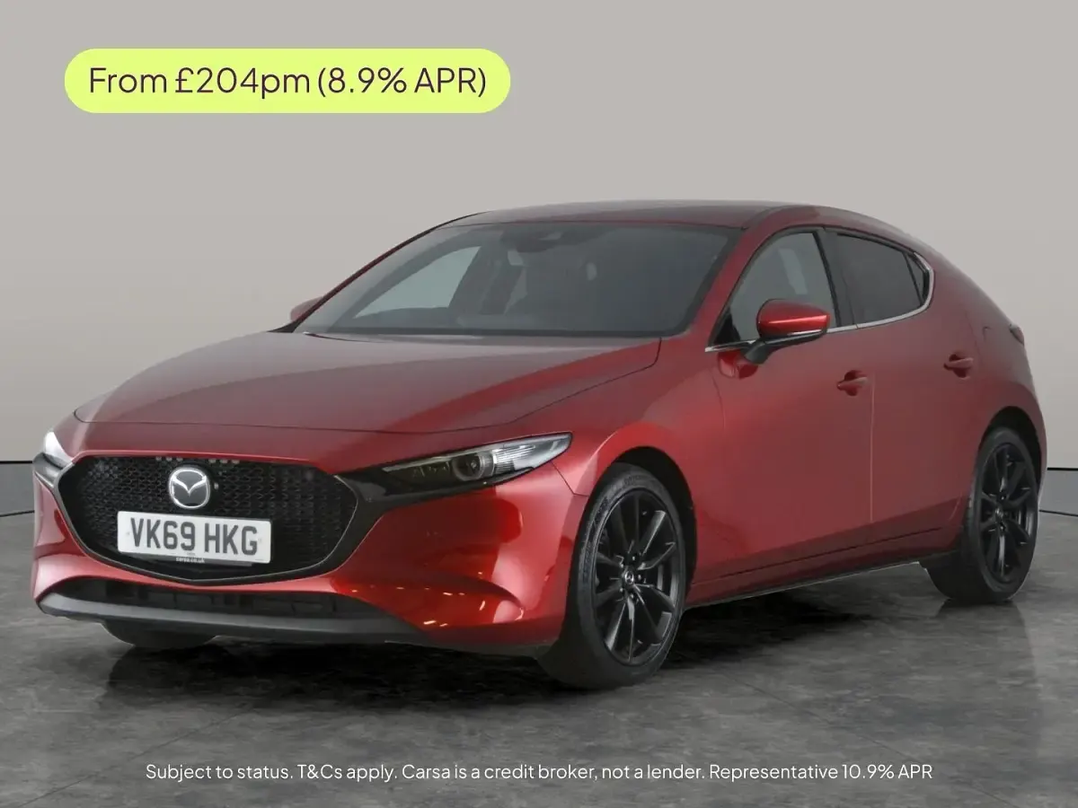 Begagnad Mazda 3 Inclusive 2019 Röd Halvkombi