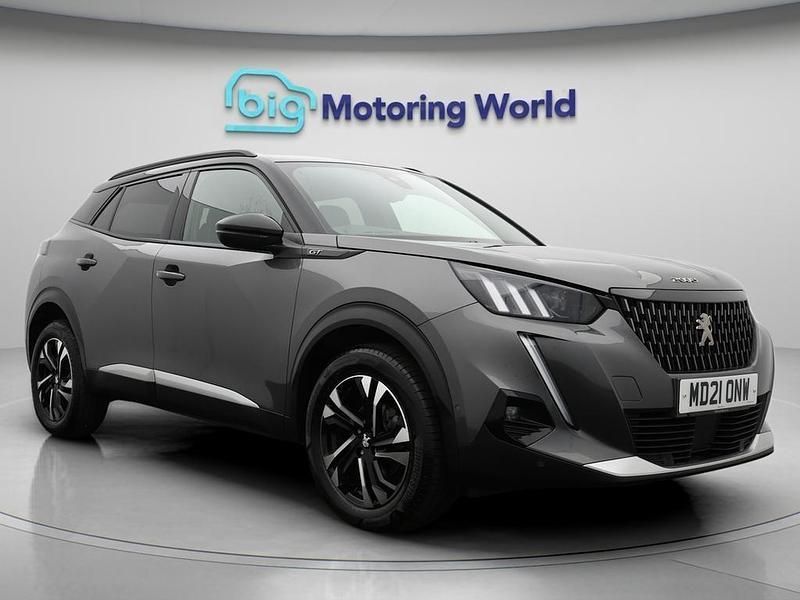 Grey Used 2021 Peugeot 2008 GT SUV | £14,850 (Fair price) - Image 1/4