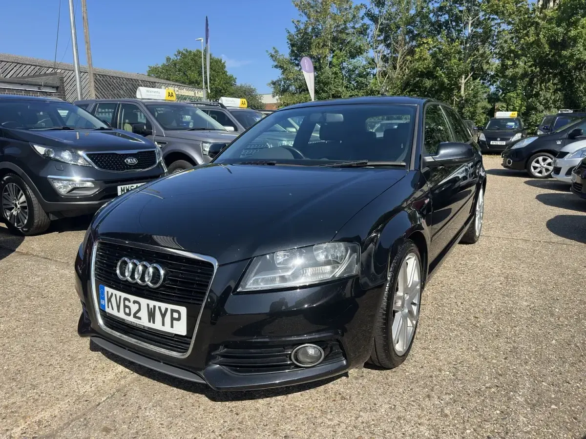 Used Audi A3 S-Line 2012 Black Hatchback