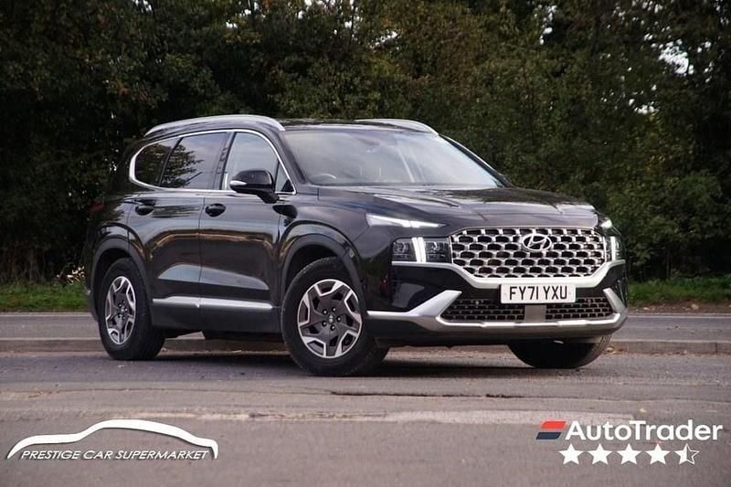 Black Used 2022 Hyundai Santa Fe Premium SUV | £24,699 (Good price) - Image 1/4